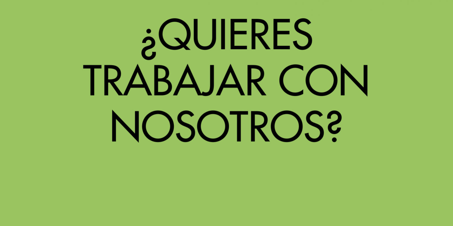 Poster Oferta de empleo Degradado Tipográfico Morado